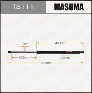 MASUMA T8111 Упоры газовые капота, багажника