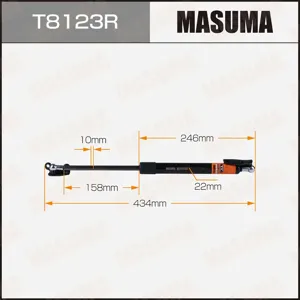 MASUMA T8123R Амортизатор крышки багажника