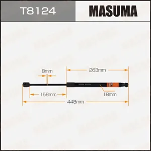 MASUMA T8124 Амортизатор крышки багажника