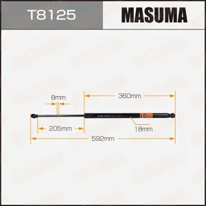 MASUMA T8125 Амортизатор крышки багажника