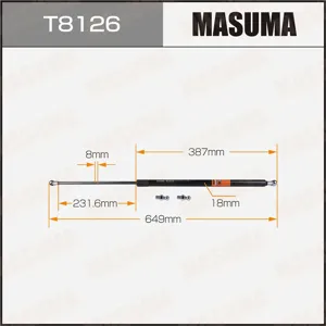 MASUMA T8126 Амортизатор капота
