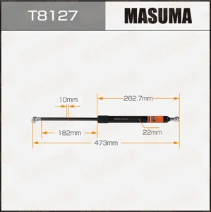 MASUMA T8127 Амортизатор капота
