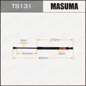 MASUMA T8131 Амортизатор крышки багажника