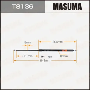 MASUMA T8136 Амортизатор капота
