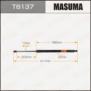 MASUMA T8137 Амортизатор крышки багажника