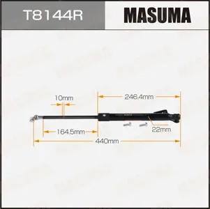 MASUMA T8144R Амортизатор крышки багажника