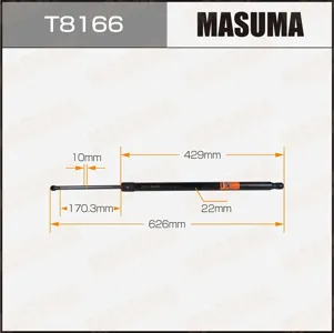 MASUMA T8166 Амортизатор крышки багажника