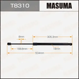 MASUMA T8310 Амортизатор крышки багажника