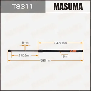 MASUMA T8311 Амортизатор крышки багажника