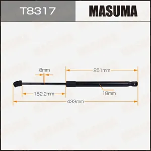 MASUMA T8317 Амортизатор крышки багажника
