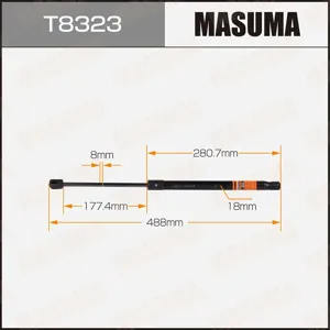 MASUMA T8323 Амортизатор капота