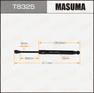 MASUMA T8325 Амортизатор капота