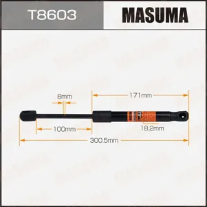 MASUMA T8603 Упоры газовые капота, багажника