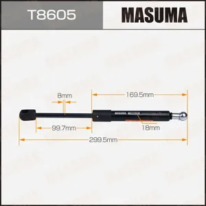 MASUMA T8605 Упоры газовые капота, багажника