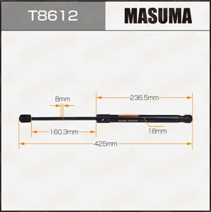 MASUMA T8612 Амортизатор крышки багажника L425mm (140)