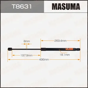 MASUMA T8631 Амортизатор крышки багажника