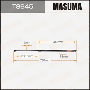 MASUMA T8645 Амортизатор капота