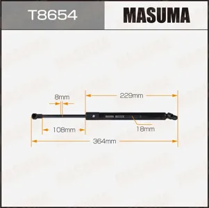 MASUMA T8654 Амортизатор крышки багажника