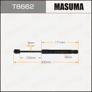 MASUMA T8662 Амортизатор капота