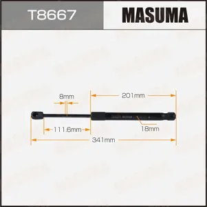 MASUMA T8667 Амортизатор капота