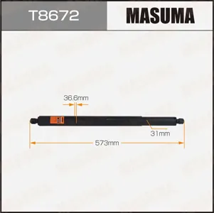 MASUMA T8672 Амортизатор крышки багажника