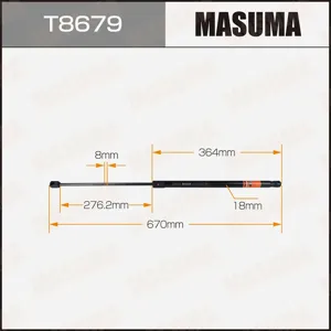 MASUMA T8679 Амортизатор капота