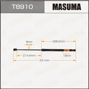 MASUMA T8910 Амортизатор крышки багажника