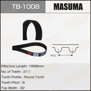 MASUMA TB1008 Ремень ГРМ