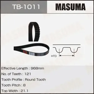 MASUMA TB1011 Ремень ГРМ