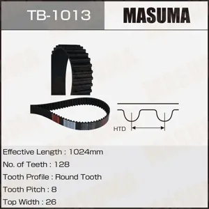 MASUMA TB1013 Ремень ГРМ