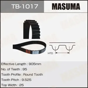 MASUMA TB1017 Ремень ГРМ