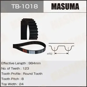 MASUMA TB1018 Ремень ГРМ