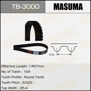 MASUMA TB3000 Ремень ГРМ