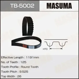 MASUMA TB5002 Ремень ГРМ