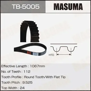 MASUMA TB5005 Ремень ГРМ