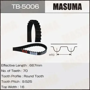 MASUMA TB5006 Ремень ГРМ