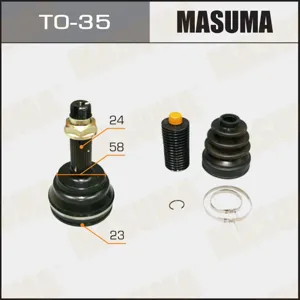 MASUMA TO35 Шрус наружный к-кт Toyota Yaris 1.5i1.4DYaris Verso 1.3i1.4D 99>