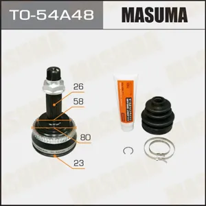 MASUMA TO54A48 Шрус наружный Toyota Corolla 02- PRIUS II 1.5 03-09 2623шл ABS 48Т