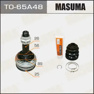 MASUMA TO65A48 Шрус наружный Toyota Carina Corolla Camry 1.6-2.0D 83-91 2625шл ABS 48Т