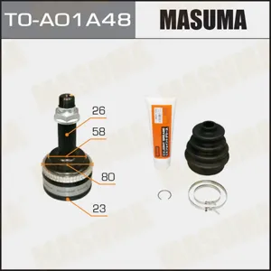 MASUMA TOA01A48 Шрус наружный Toyota Avensis II Corolla IX E12J 2623шл ABS 48Т