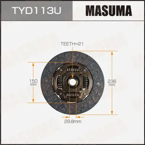 MASUMA TYD113U Диск сцепления