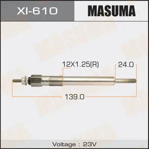 MASUMA XI610 Свеча накаливания