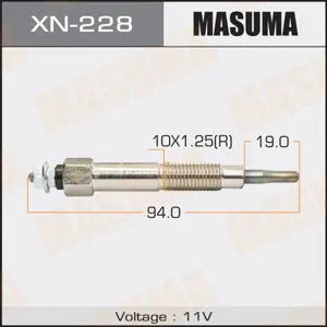 MASUMA XN228 Свеча накаливания