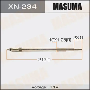 MASUMA XN234 Свеча накаливания