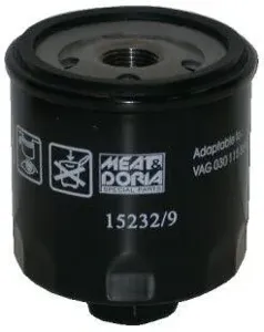 MEAT&DORIA 152329 Фильтр масляный Audi A2 00>, Skoda Fabia Octavia 96>, VW Bora Caddy Golf Polo 95>, Seat Ar