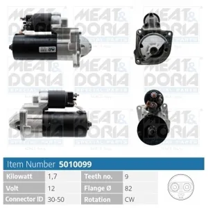 MEAT&DORIA 5010099 Стартер