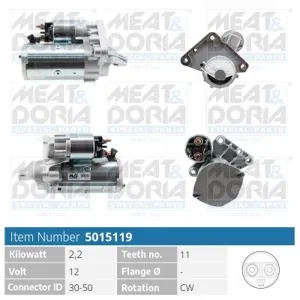 MEAT&DORIA 5015119 Стартер