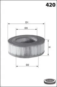 MECAFILTER EL3352 Воздушный фильтр