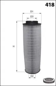 MECAFILTER EL9109 Воздушный фильтр