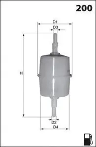 MECAFILTER ELE1990 Фильтр топливный